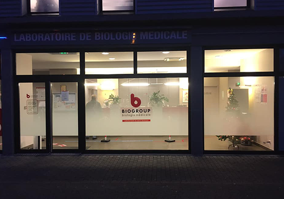 Biogroup vitrine