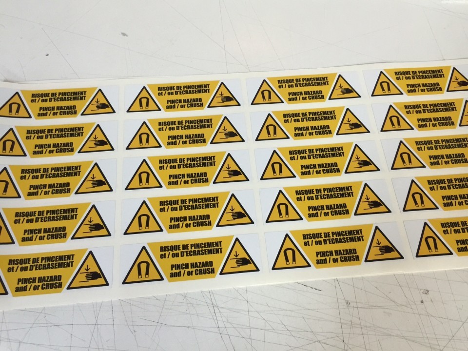 Adhésifs en impression numérique