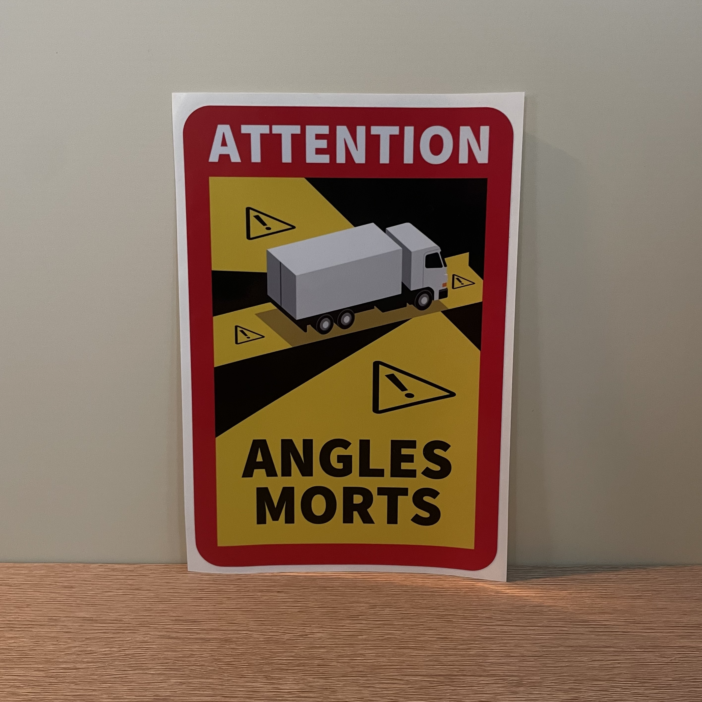 Adhésifs d'Angles Morts pour Camions