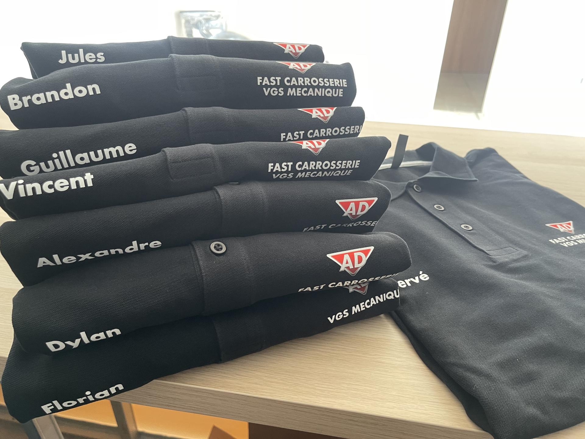 Vêtements personnalisés AD